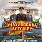 Sambut Hari Bhayangkara ke 79, Polresta Bandar Lampung Gelar Lomba Modifikasi Motor, Catat Tanggalnya