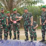 Kunjungan Danrem 043/Gatam ke Yonif TP 848/SPC, Dorong Semangat dan Kekompakan Prajurit
