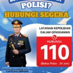 Ramadan-Lebaran 2026, Polda Lampung Ingatkan Warga Manfaatkan Layanan Hotline Polisi 110