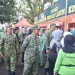 Danrem 043/Gatam Hadiri Pembukaan Bazar Ramadhan Kodam XXI/Radin Inten di Lapangan Saburai