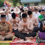 Sambut Hari Kemenangan Danrem Tunaikan Sholat Idul Fitri 1447 H / 2026 M Bersama Keluarga Besar Korem 043/Gatam dan Masyarakat.