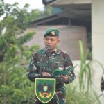 Pupuk Disiplin, Nasionalisme, dan Dedikasi, Prajurit dan PNS Korem 043/Gatam Ikuti Upacara Bulanan 