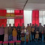 Kasrem 043/Gatam Sambut Tim Wasev Pusterad Tinjau Lokasi TMMD ke-128 Pekon Kalimiring