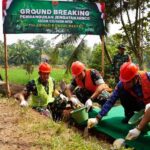 Danrem 043/Gatam Resmikan Pembangunan 24 Jembatan ARMCO Secara Serentak di Lampung dan Bengkulu