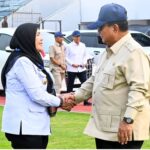 Eva Dwiana Sambut Langsung Presiden Prabowo di Lampung Jelang Munas HIPMI XVIII
