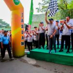 Gerak Jalan Sehat Radin Inten Semarakkan HUT Ke-1 Kodam XXI/RI dan HUT Ke-81 Kemerdekaan RI