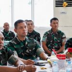 Kasrem 043/Gatam Hadiri Monitoring Tim Penyuluh Karhutla Kodam XXI/Radin Inten