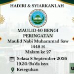 Peringatan Maulid Nabi Muhammad SAW dan Maulid 40 Bengi Digelar di Keteguhan, Terbuka untuk Umum