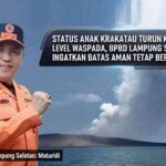 Status Anak Krakatau Turun ke Level Waspada, BPBD Lampung Selatan Ingatkan Batas Aman Tetap Berlaku