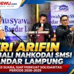 Jefri Arifin Kembali Nahkodai SMSI Bandar Lampung, Raih 33 Suara