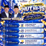 HUT Ke-15 Partai NasDem, Ini Daftar Kegiatan DPW NasDem Lampun