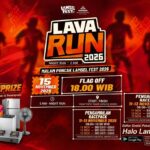 Mau Ikut Lava Run 2026 Lampung Selatan? Ini Cara Daftar dan Ambil Jersey Gratis untuk 5.000 Peserta