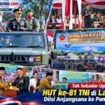 Tak Sekadar Upacara, HUT ke-81 TNI di Lampung Diisi Anjangsana ke Panti Asuhan