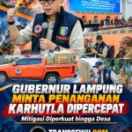 Gubernur Lampung Minta Penanganan Karhutla Dipercepat, Mitigasi Diperkuat hingga Desa